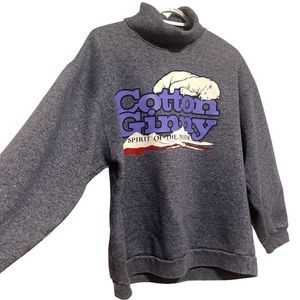 Vintage COTTON GINNY Mock Neck Sweater